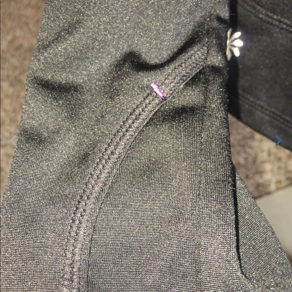 Athleta Black Pullover Jacket Kangaroo Pocket Xs - image 7